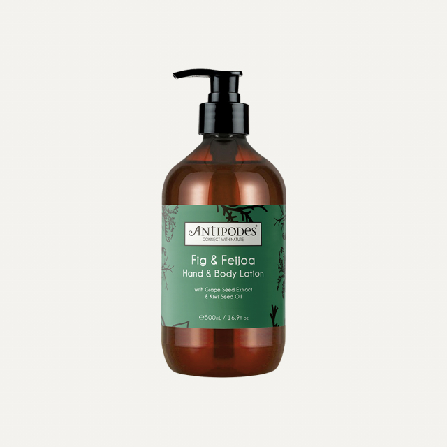 ANTIPODES FIG & FEIJOA HAND & BODY LOTION 500ML BOTTLE