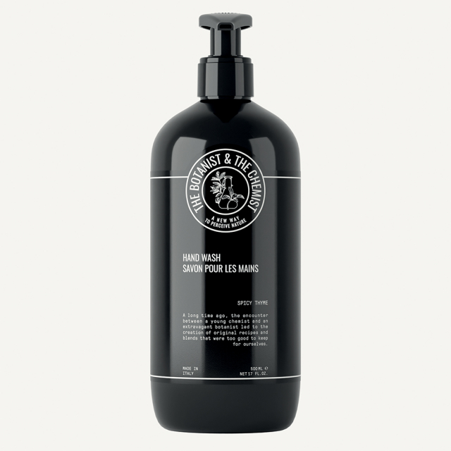 THE BOTANIST & THE CHEMIST HAND WASH, SPICY THYME IN A OMEGA 500ML