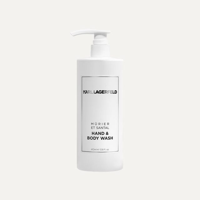 KARL LAGERFELD MÛRIER ET SANTAL HAND & BODY WASH 410ML BOTTLE