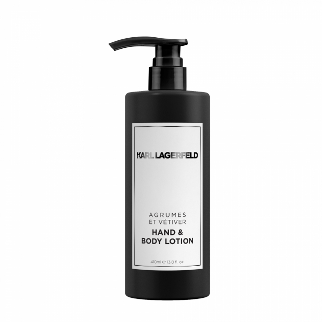 KARL LAGERFELD AGRUMES ET VÉTIVER HAND & BODY LOTION 410ML BOTTLE