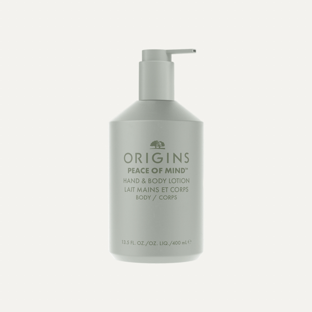 ORIGINS PEACE OF MIND HAND & BODY LOTION 400ML BOTTLE