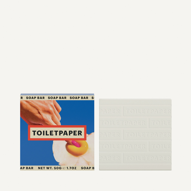 TOILETPAPER SOAP -EGG- SQUARE IN BOX 50G