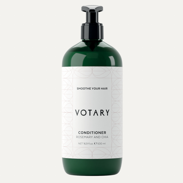 VOTARY CONDITIONER, ROSEMARY & CHIA IN OMEGA CYLINDRICAL DISPENSER 500ML