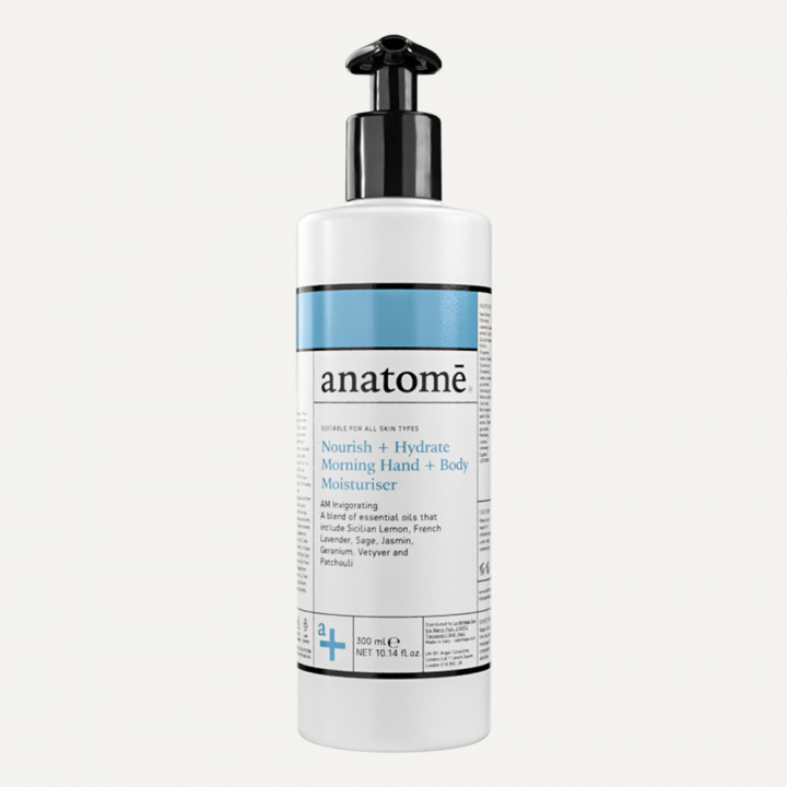 ANATOMÉ HAND & BODY CREAM AM, WELLNESS IN A INVISIBLE DISPENSER 300ML in the group BOUTIQUE BAZAAR / CONTRACT CLUB / ANATOMÈ at AMEGA LAB AB (ANAWE18211P1EUR)