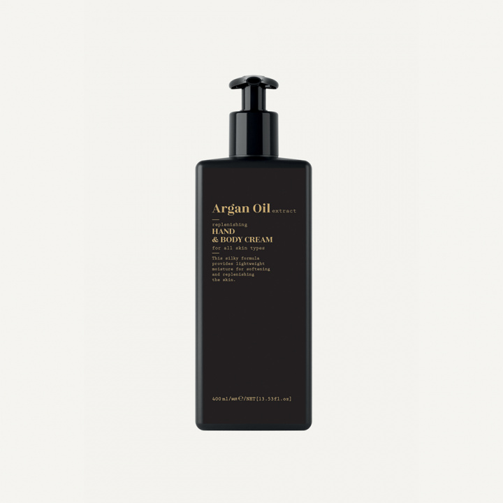 ARGAN HAND & BODY CREAM, OIL EXTRACT, IN INVISIBLE DISPENSER 400ML in the group BOUTIQUE BAZAAR / UNBOUND / ARGAN at AMEGA LAB AB (ARG0018411P1EUR)