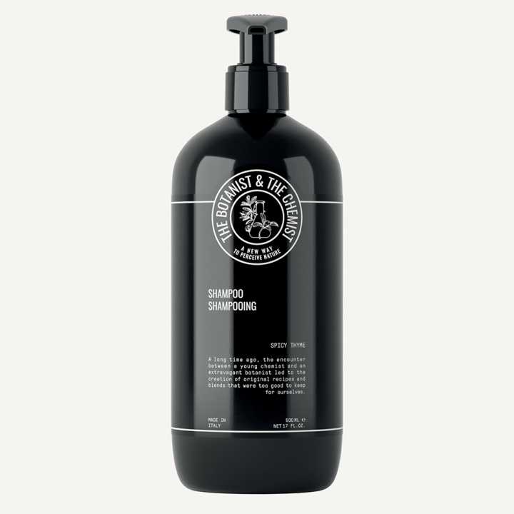 THE BOTANIST & THE CHEMIST SHAMPOO, SPICY THYME IN A OMEGA 500ML in the group BOUTIQUE BAZAAR / UNBOUND / THE BOTANIST & THE CHEMIST at AMEGA LAB AB (BCST17631P1EUR)