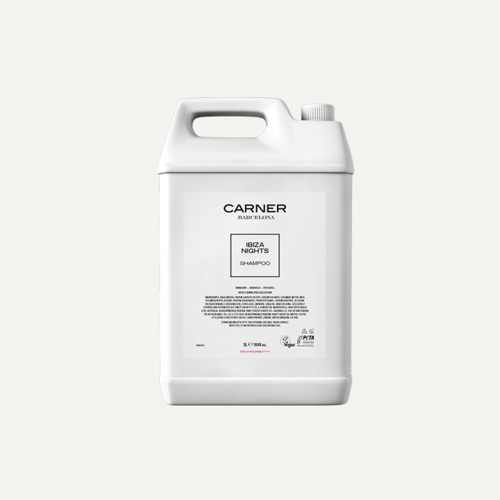 CARNER BARCELONA IBIZA NIGHTS SHAMPOO 5L in the group THE SHOP / VANITY GROUP / CARNER BARCELONA at AMEGA LAB AB (CAR00343)