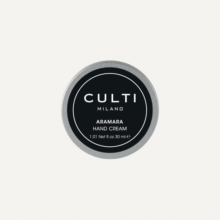 CULTI ALUMINUM JAR HAND CREAM ARAMARA, NEUTRAL 30ML in the group BOUTIQUE BAZAAR / CONTRACT CLUB / CULTI at AMEGA LAB AB (CULAR10502P1EUR)