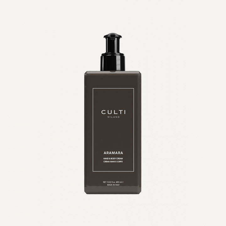 CULTI DISPENSER SQUARE GM HAND & BODY CREAM ARAMARA, NEUTRAL 400ML in the group BOUTIQUE BAZAAR / CONTRACT CLUB / CULTI at AMEGA LAB AB (CULAR22911P1EUR)