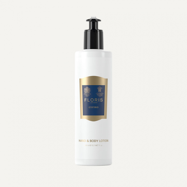 FLORIS HAND & BODY CREAM, CEFIRO, CYLINDRICAL DISPENSER 300ML in the group BOUTIQUE BAZAAR / CONTRACT CLUB / FLORIS at AMEGA LAB AB (FLOCE17211P1EUR)