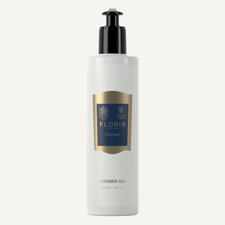 FLORIS SHOWER GEL, CEFIRO, CYLINDRICAL DISPENSER 300ML in the group BOUTIQUE BAZAAR / CONTRACT CLUB / FLORIS at AMEGA LAB AB (FLOCE17221P1EUR)