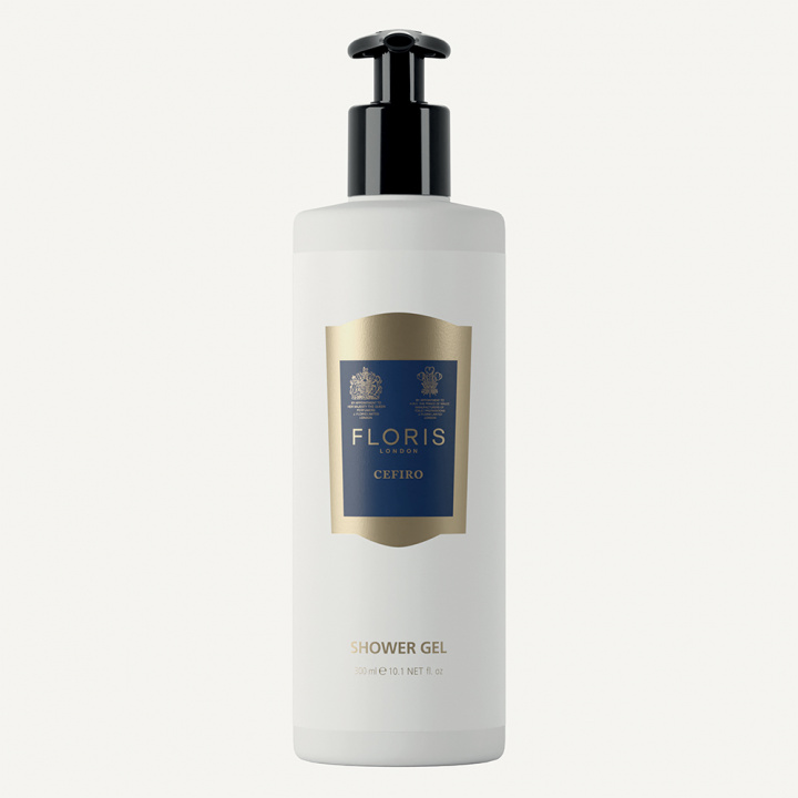 FLORIS SHOWER GEL, CEFIRO, INVISIBLE CYLINDRICAL DISPENSER 300ML in the group BOUTIQUE BAZAAR / CONTRACT CLUB / FLORIS at AMEGA LAB AB (FLOCE18222P1EUR)