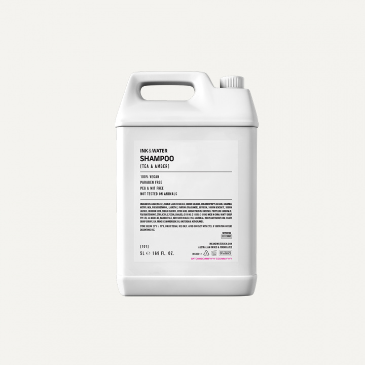INK & WATER TEA & AMBER SHAMPOO 5L in the group THE SHOP / VANITY GROUP / INK & WATER at AMEGA LAB AB (INK00296)