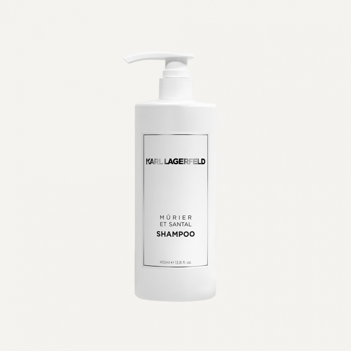 KARL LAGERFELD MÛRIER ET SANTAL SHAMPOO 410ML BOTTLE in the group THE SHOP / VANITY GROUP / KARL LAGERFELD at AMEGA LAB AB (KAR00567)