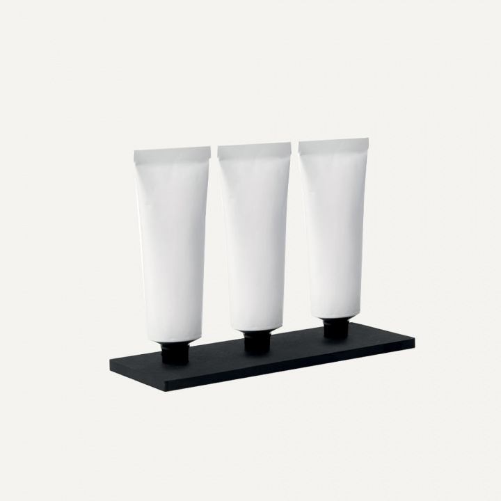 SLIM AMENITIES TRAY - BLACK PAPERSTONE in the group BOUTIQUE BAZAAR / UNBOUND / BRACKETS / TRAYS at AMEGA LAB AB (LBA54601)