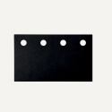RECTANGULAR AMENITIES TRAY - BLACK PAPERSTONE