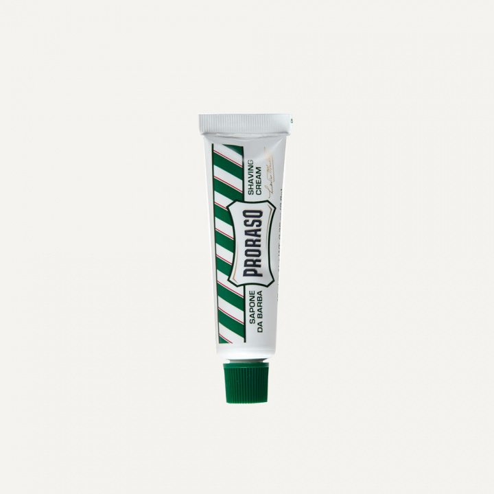 PRORASO SHAVING CREAM TUBE 10G in the group BOUTIQUE BAZAAR / ESSENTIALS & IN-ROOM CARE / BUTLER COLLECTION at AMEGA LAB AB (LBA57071)