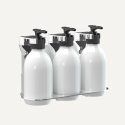 TRIPPLE BRACKET MAGNET STAINLESS STEEL - 300ML - OPALINE/DEDE DISPENSER
