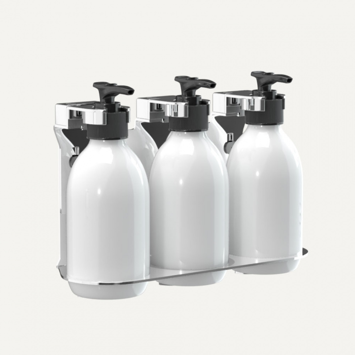 TRIPPLE BRACKET MAGNET STAINLESS STEEL - 300ML - OPALINE/DEDE DISPENSER in the group BOUTIQUE BAZAAR / UNBOUND / BRACKETS / TRAYS at AMEGA LAB AB (LBA776362P2)