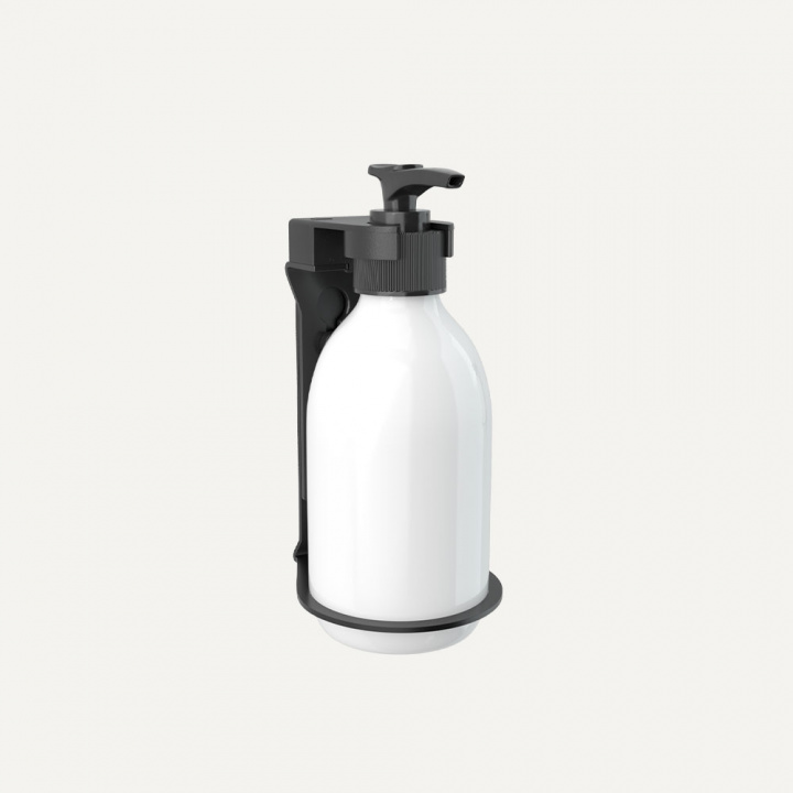 SINGLE BRACKET MAGNET BLACK PAINTED STEEL - 300ML - OPALINE/DEDE DISPENSER in the group BOUTIQUE BAZAAR / UNBOUND / BRACKETS / TRAYS at AMEGA LAB AB (LBA776363P2)