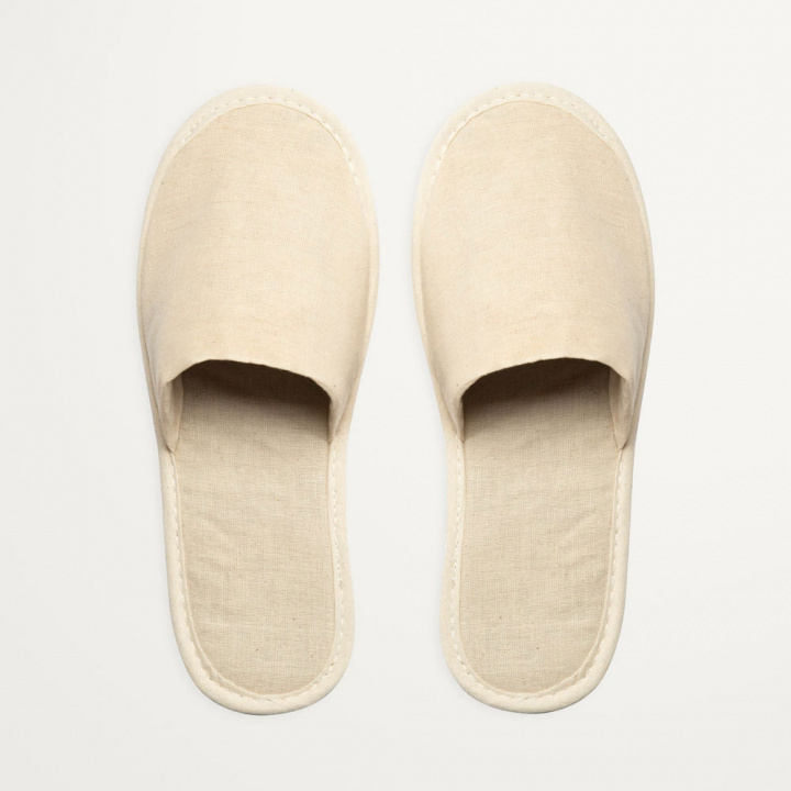 NATURAL COTTON SLIPPER in the group BOUTIQUE BAZAAR / DRY AMENITIES / SLIPPER at AMEGA LAB AB (LBA90732)