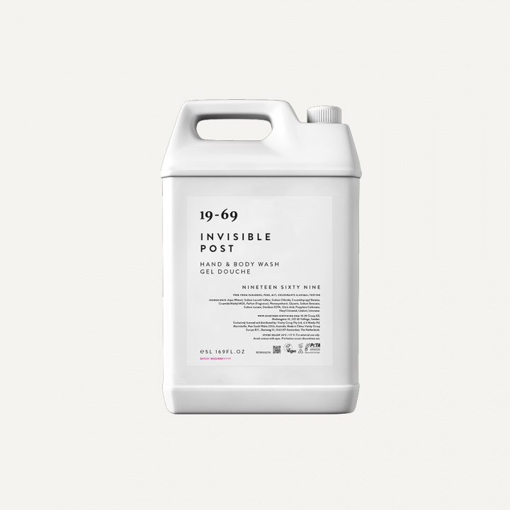 19-69 HAND & BODY WASH, INVISIBLE POST, 5L in the group THE SHOP / VANITY GROUP / 19-69 at AMEGA LAB AB (NSN00506)