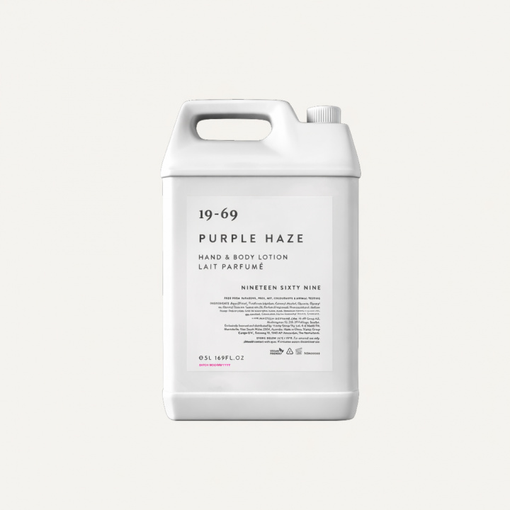 19-69 PURPLE HAZE HAND & BODY LOTION 5L CANISTER in the group THE SHOP / VANITY GROUP / 19-69 at AMEGA LAB AB (NSN00600)