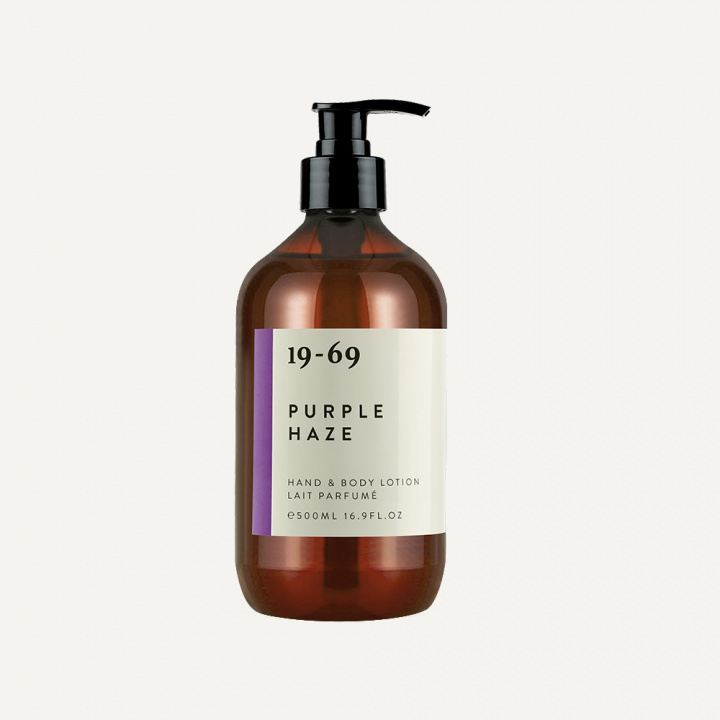19-69 PURPLE HAZE HAND & BODY LOTION 500ML BOTTLE in the group THE SHOP / VANITY GROUP / 19-69 at AMEGA LAB AB (NSN00605)