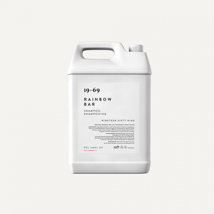 19-69 RAINBOW BAR SHAMPOO 5L in the group THE SHOP / VANITY GROUP / 19-69 at AMEGA LAB AB (NSN00649)