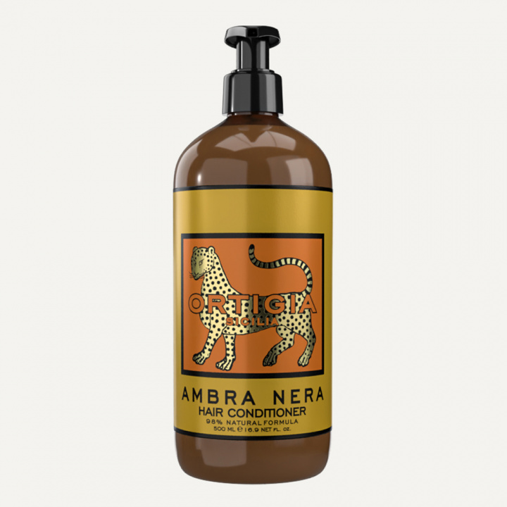 ORTIGIA CONDITIONER, AMBRA NERA NATURAL IN OMEGA DISPENSER 500ML in the group BOUTIQUE BAZAAR / CONTRACT CLUB / ORTIGIA at AMEGA LAB AB (ORTAN17651P1EUR)