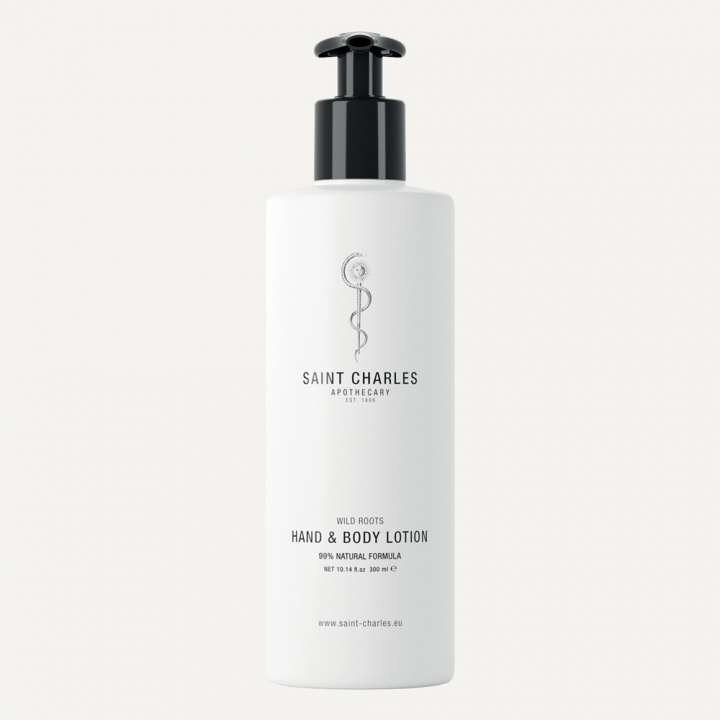 SAINT CHARLES HAND & BODY CREAM, WILD ROOTS IN INVISIBLE DISPENSER 300ML in the group BOUTIQUE BAZAAR / CONTRACT CLUB / SAINT CHARLES at AMEGA LAB AB (SCHWR18211P1EUR)