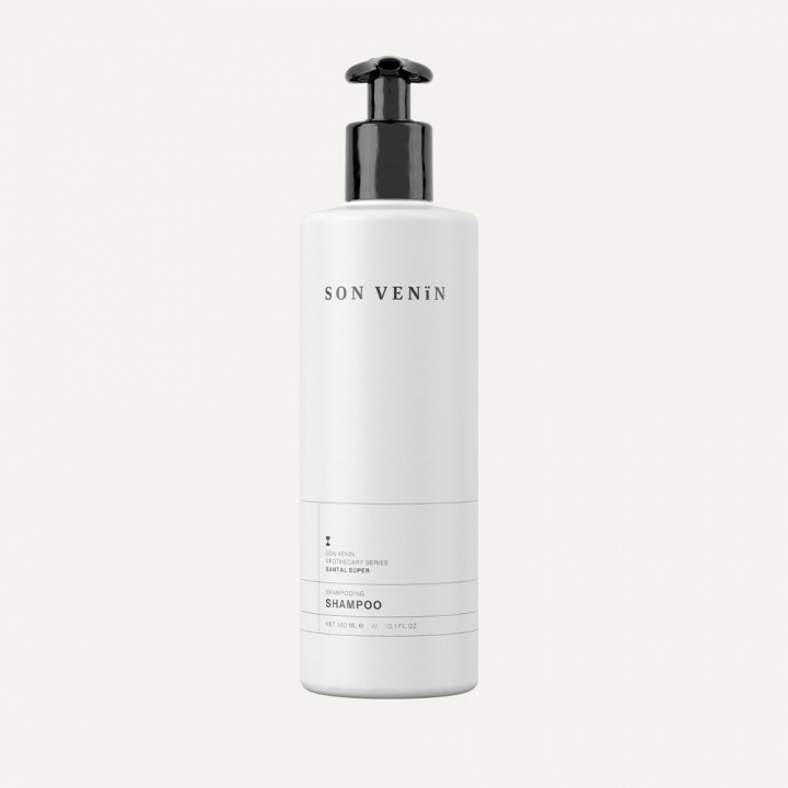 SON VENIN SHAMPOO, SANTAL SUPER, INVISIBLE DISPENSER 300ML in the group THE SHOP / LA BOTTEGA / SON VENIN at AMEGA LAB AB (SOVSS18231P1EUR)