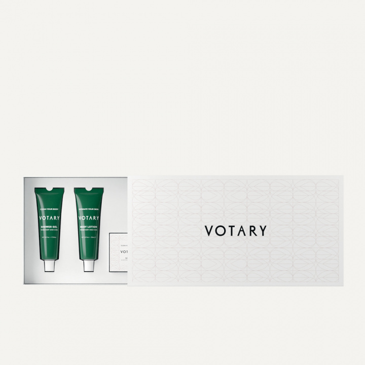 VOTARY GIFT BOX, ROSEMARY & CHIA WHITE in the group BOUTIQUE BAZAAR / CONTRACT CLUB / VOTARY at AMEGA LAB AB (VOTARY0280)