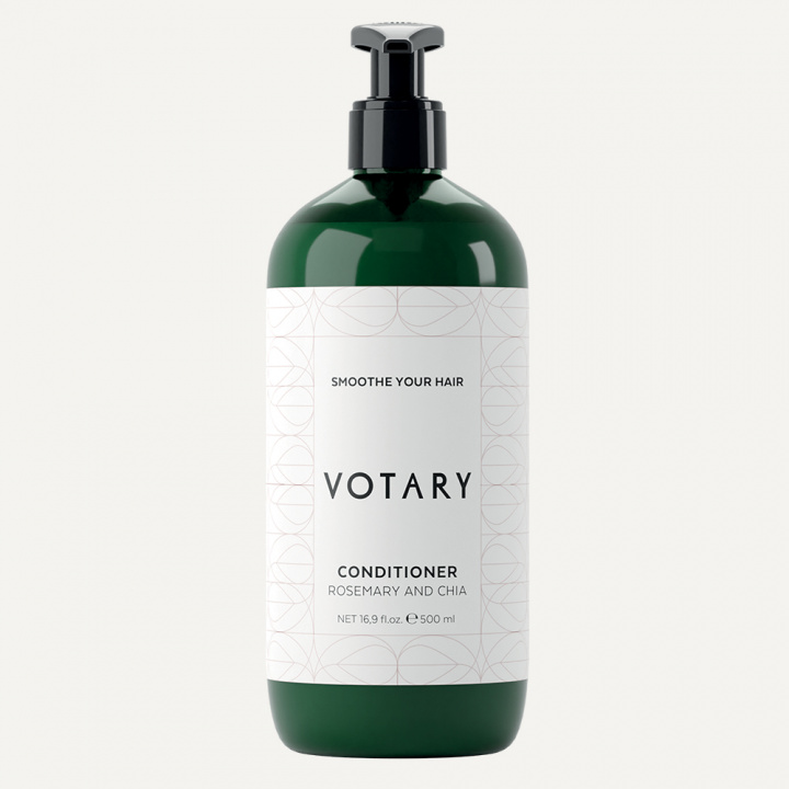 VOTARY CONDITIONER, ROSEMARY & CHIA IN OMEGA CYLINDRICAL DISPENSER 500ML in the group BOUTIQUE BAZAAR / CONTRACT CLUB / VOTARY at AMEGA LAB AB (VOTARY105)